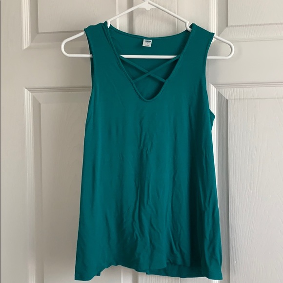 Old Navy Tops Teal Old Navy Sleeveless Shirt Poshmark